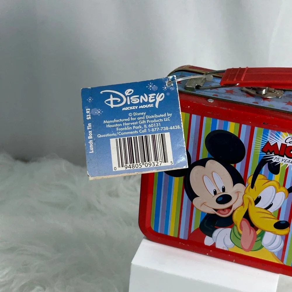 Mickey Mouse 75 Years of Fun Tin Mini Lunch Bx with Handle‎ Collectible